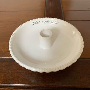 New Mud Pie toothpick dish. Great for a relish dish!